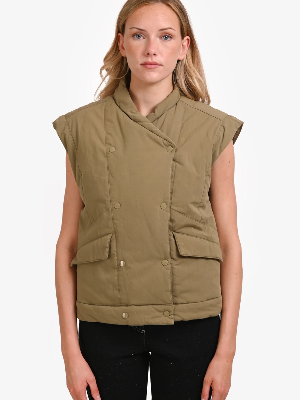 NWT Ba&sh blouson Vera vest